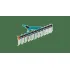 GARDENA combisystem 03391-20 Едностранно гребло-аератор за трева, 35 см