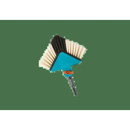 GARDENA combisystem Метла за ъгли 03633-20 - Износоустойчива пластмасова глава с висококачествени влакна