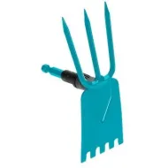 GARDENA combisystem Мотичка 3 зъба (03219-20) - Градинска мотика с 9 см плоско назъбено острие