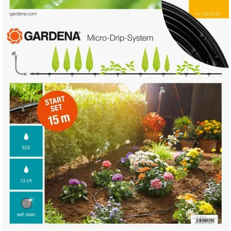 GARDENA 13010-20 Micro-Drip-System Начален комплект за редици растения S (15 м)