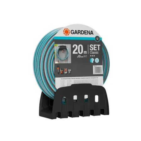 GARDENA 18005-20 Комплект стенен държач с 20м маркуч 1/2