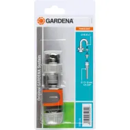 GARDENA 18285-20 Комплект за Бързо Свързване - Универсален Градински Конектор