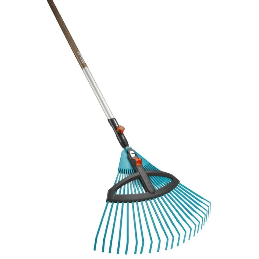GARDENA combisystem Комплект гребло 03099-30 с регулируема пластмасова глава и дръжка