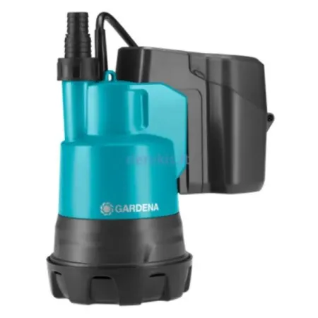 GARDENA 01748-20 Акумулаторна Потопяема Помпа за Чиста Вода 2000/2 LI-18 SET - 18V, 2000 л/ч