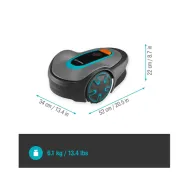 GARDENA Робот-косачка SILENO minimo 500 - Bluetooth управление, лесна настройка, до 500 м²