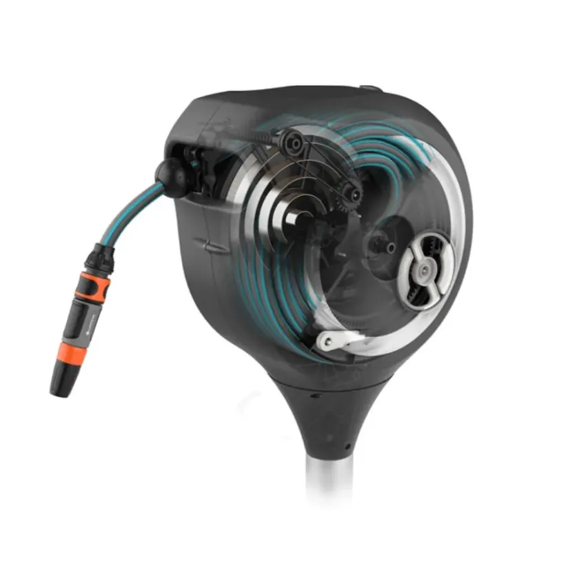 GARDENA RollUp S 18606-20 Автоматична Градинска Кутия с Маркуч, 15 м, Сива