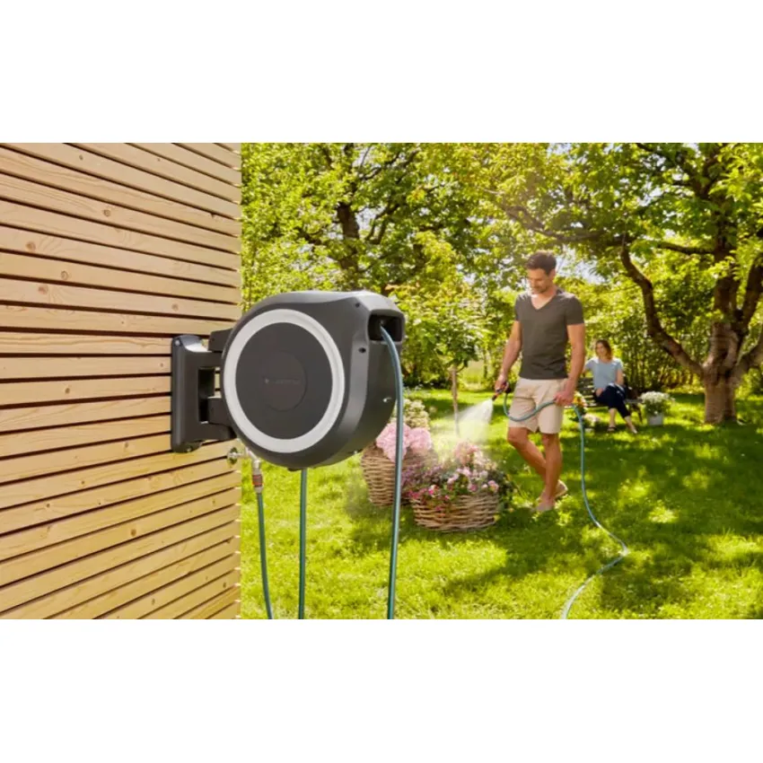 GARDENA 18632-20 Стенна макара за маркуч RollUp XL, 35 м, Сива