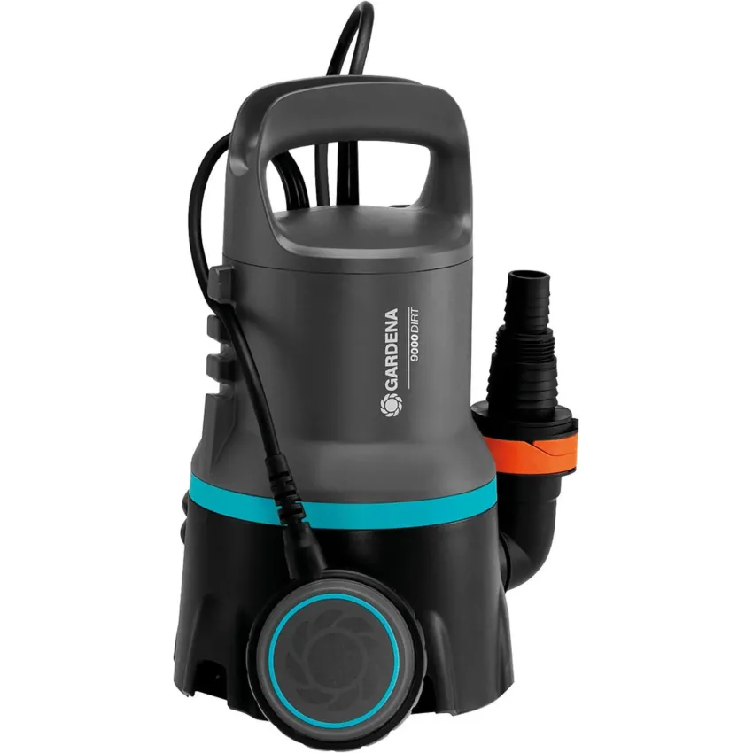 GARDENA 09040-20 Дренажна помпа за мръсна вода 9000, 300W, 9000 л/ч