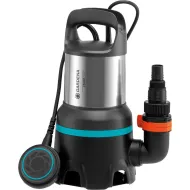 GARDENA 09042-20 Дренажна Помпа за Мръсна Вода 16000 - Мощност 550W, Дебит 16000 л/ч