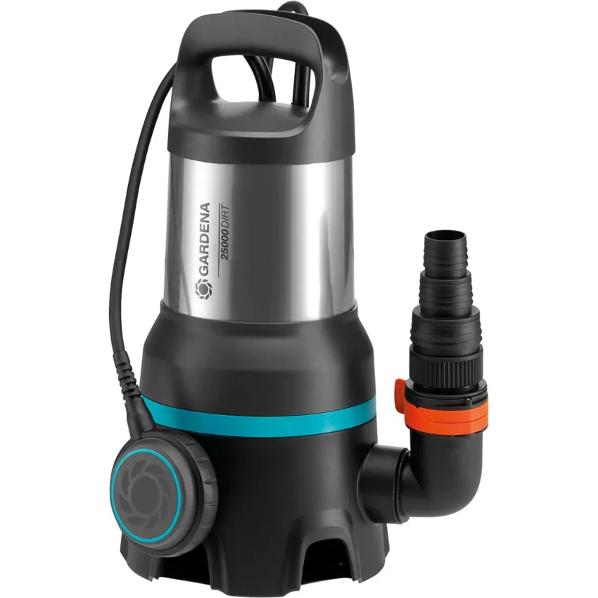GARDENA 09046-20 Дренажна помпа за мръсна вода 25000, 1100W, 25000 л/ч