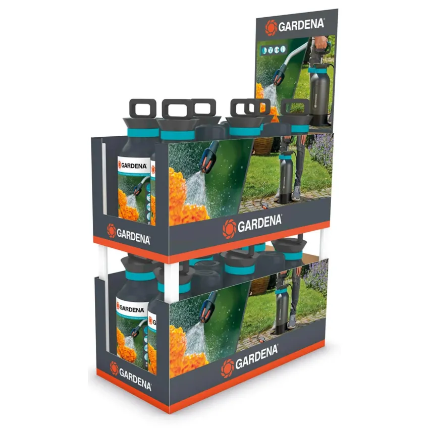 GARDENA 11134-30 Комплект Пръскачка под налягане 5л + Пулверизатор 0.75л