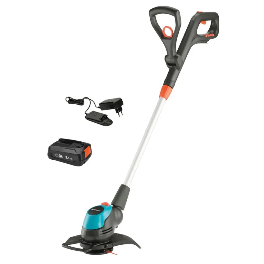 GARDENA Акумулаторен Тример EasyCut 23/18V P4A Set - 14700-20 | 18V Безжичен | 23 см Ширина на Рязане