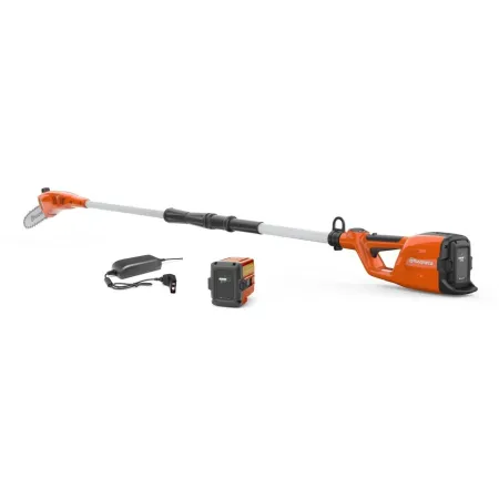 Husqvarna 120iTK4 с PK4 KIT - Акумулаторен телескопичен прътов трион, 36V, до 4 м обсег