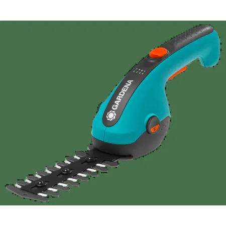 GARDENA ClassicCut Li Акумулаторна ножица за трева и храсти - Комплект с 8 см нож за трева и 12 см нож за храсти (09885-20)