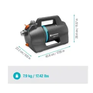 GARDENA Градинска Помпа 4300 Silent - Мощна и Енергоефективна (650W)