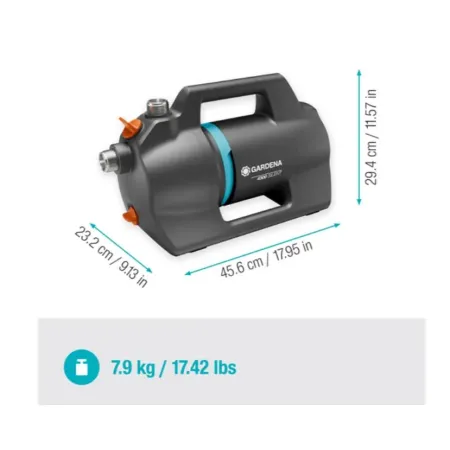 GARDENA Градинска Помпа 4300 Silent - Мощна и Енергоефективна (650W)