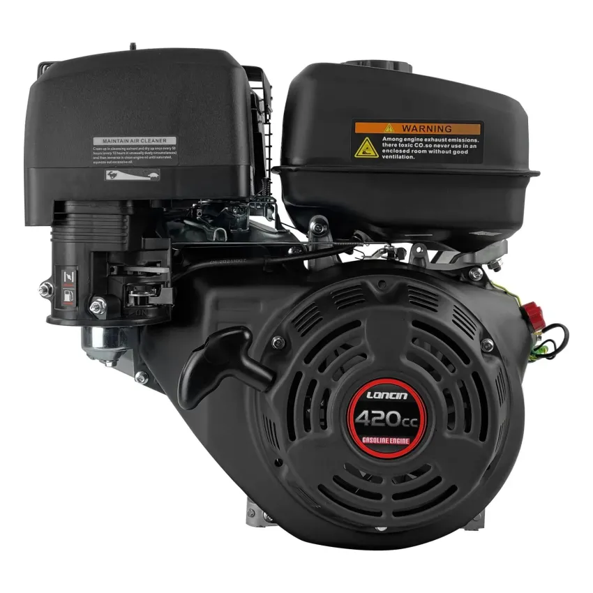Loncin G420F/UHE Бензинов Двигател с Електрически Стартер, 12 к.с.