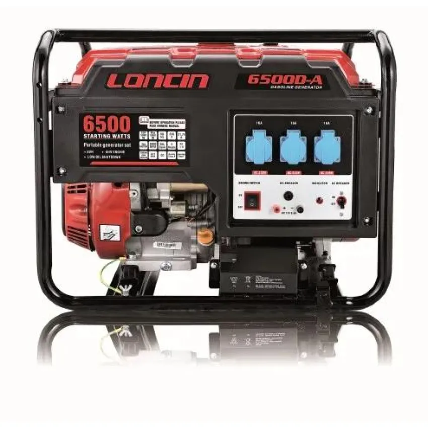 Генератор Loncin LC6500DA - 5.5 kW, Дизелов, Електростартер, Автоматичен Регулатор на Напрежението (AVR)