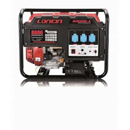 Генератор Loncin LC8000DA - 6.5 kW, Дизелов, Електростартер, Автоматичен Регулатор на Напрежението (AVR)
