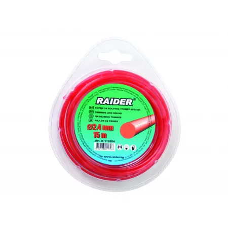 Raider Корда за косачка тример кръгла 2.40mm х 15m