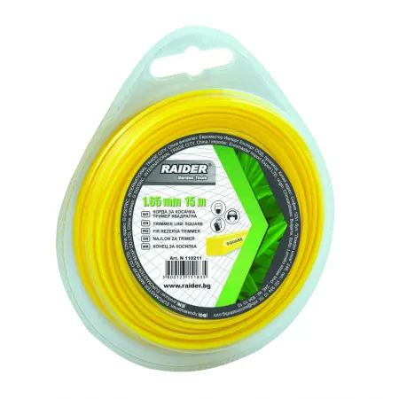 Raider Корда за косачка тример квадратна 1.65mm х 15m