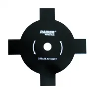 Raider Нож за моторна коса 4 лъча ø255x25.4 mm