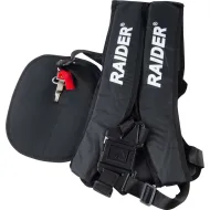 Raider Самар за коса с меки колани черен RD