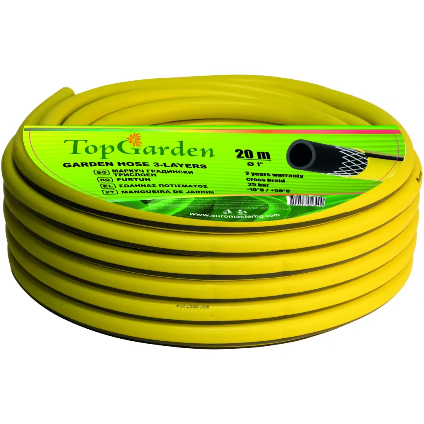 TopGarden Маркуч градински трислоен 1