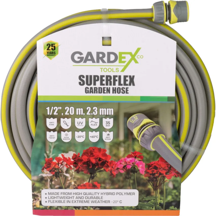 Gardex Маркуч градински SUPERFLEX 1/2