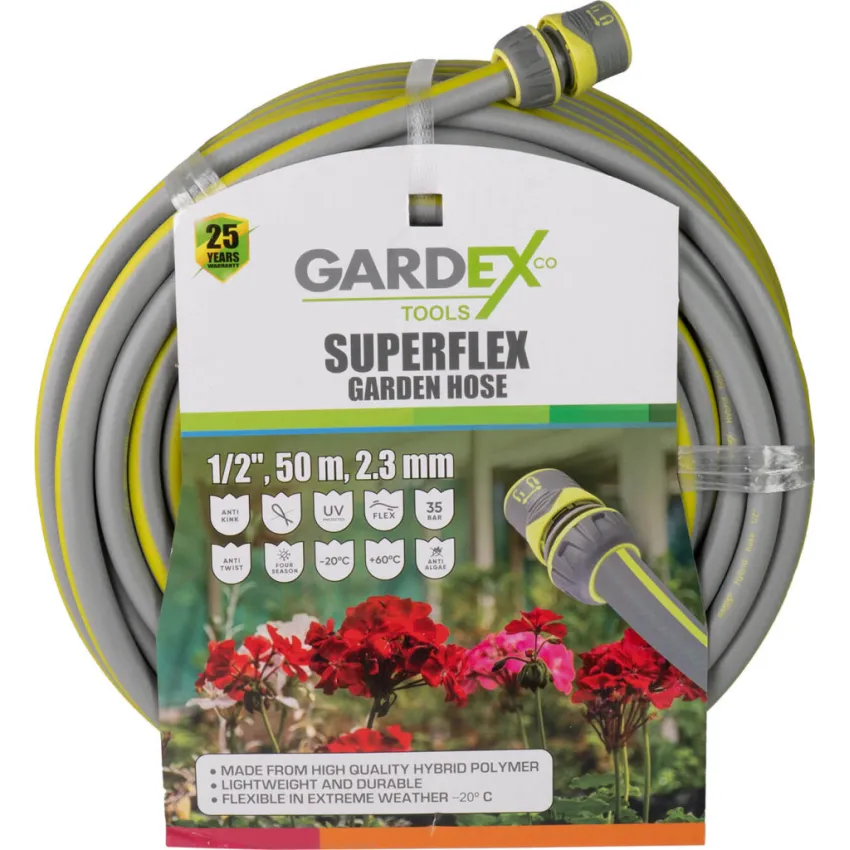 Gardex Маркуч градински SUPERFLEX 1/2