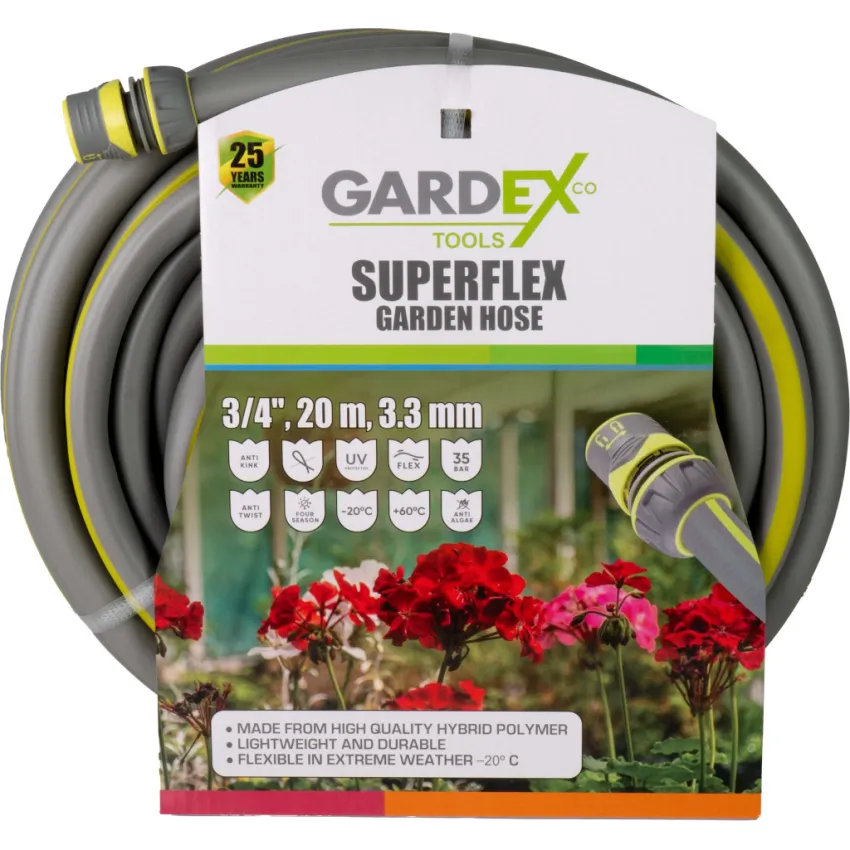 Gardex Маркуч градински SUPERFLEX 3/4