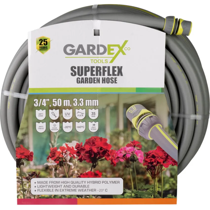 Gardex Маркуч градински SUPERFLEX 3/4
