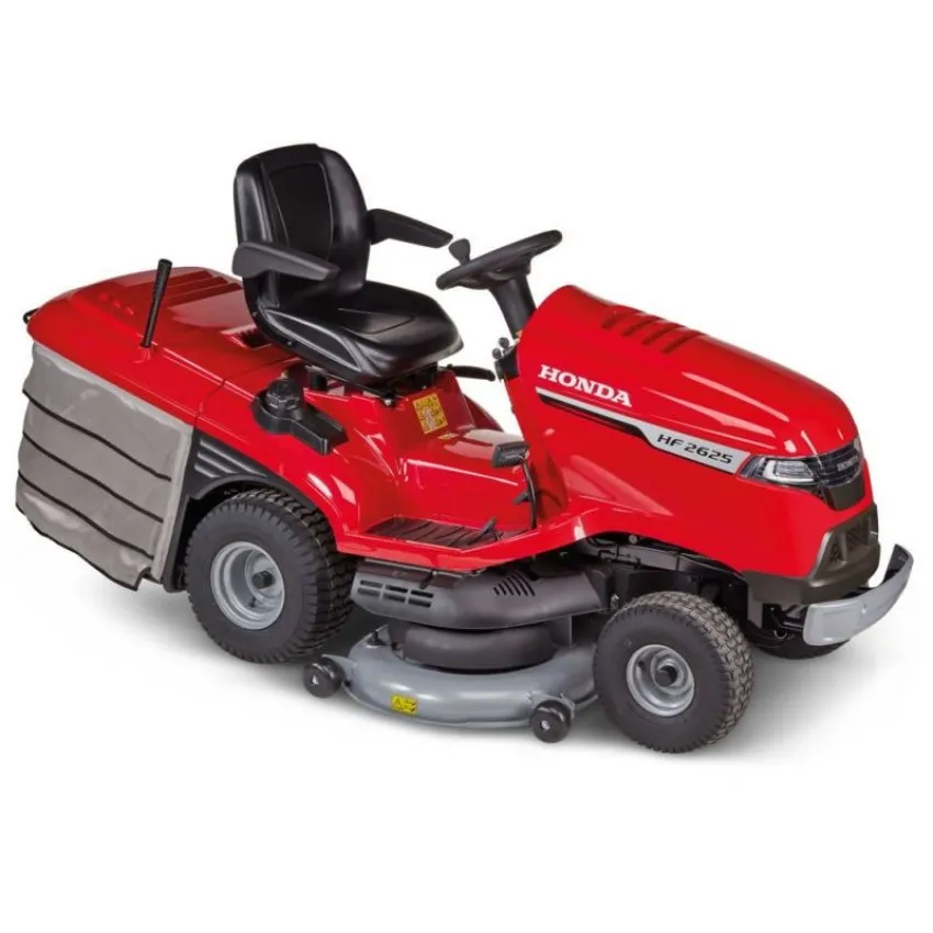 Honda HF2625 HTEH – Тракторна косачка с 19 к.с., 122 см работна ширина и автоматизирано изпразване на коша