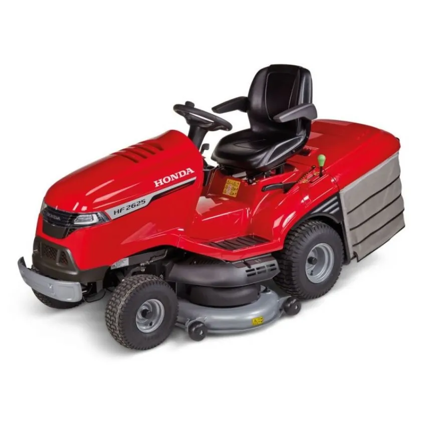 Honda HF2625 HTEH – Тракторна косачка с 19 к.с., 122 см работна ширина и автоматизирано изпразване на коша