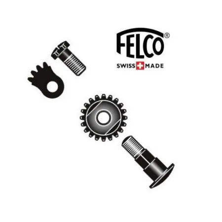 FELCO 7/90 – Комплект централен болт, зъбчат сегмент и гайка