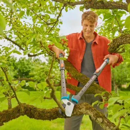 Градинска ножица GARDENA TeleCut Pro L – Телескопична кастрачка за зелена дървесина, 50 мм