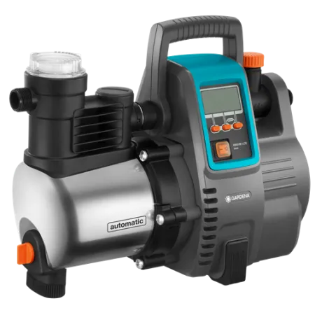 GARDENA 01760-20 Помпа с електронен пресостат Premium 6000/6E LCD INOX - Автоматична градинска помпа