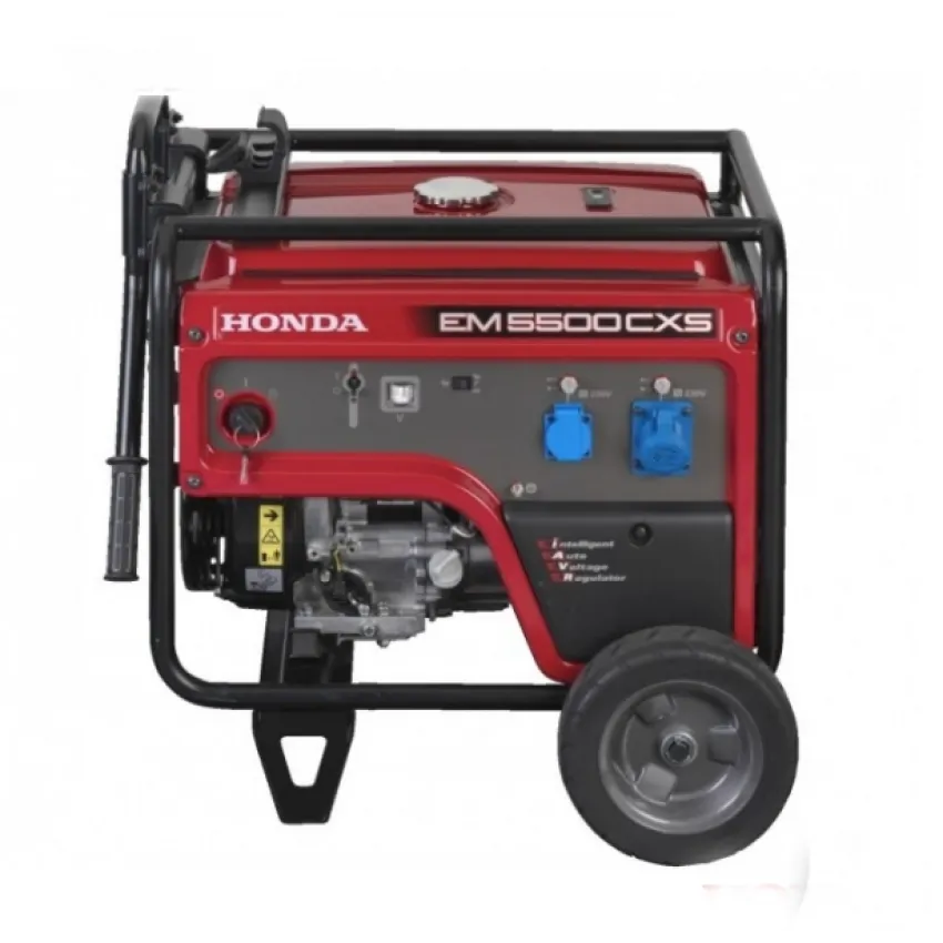 Honda Генератор EM 5500 CXS2 Монофазен, 5.5 KVA, iAVR, електростарт