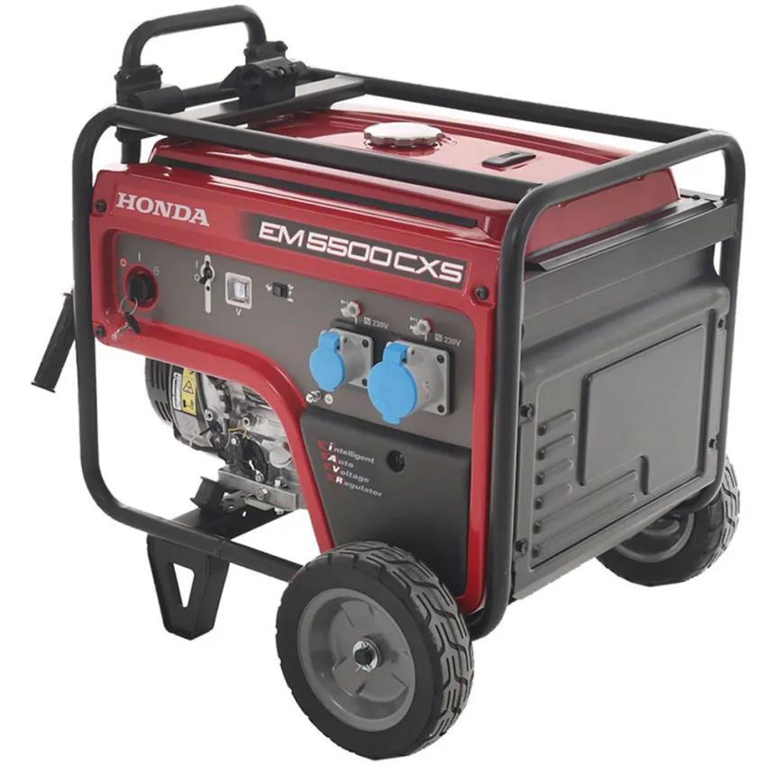 Honda Генератор EM 5500 CXS2 Монофазен, 5.5 KVA, iAVR, електростарт