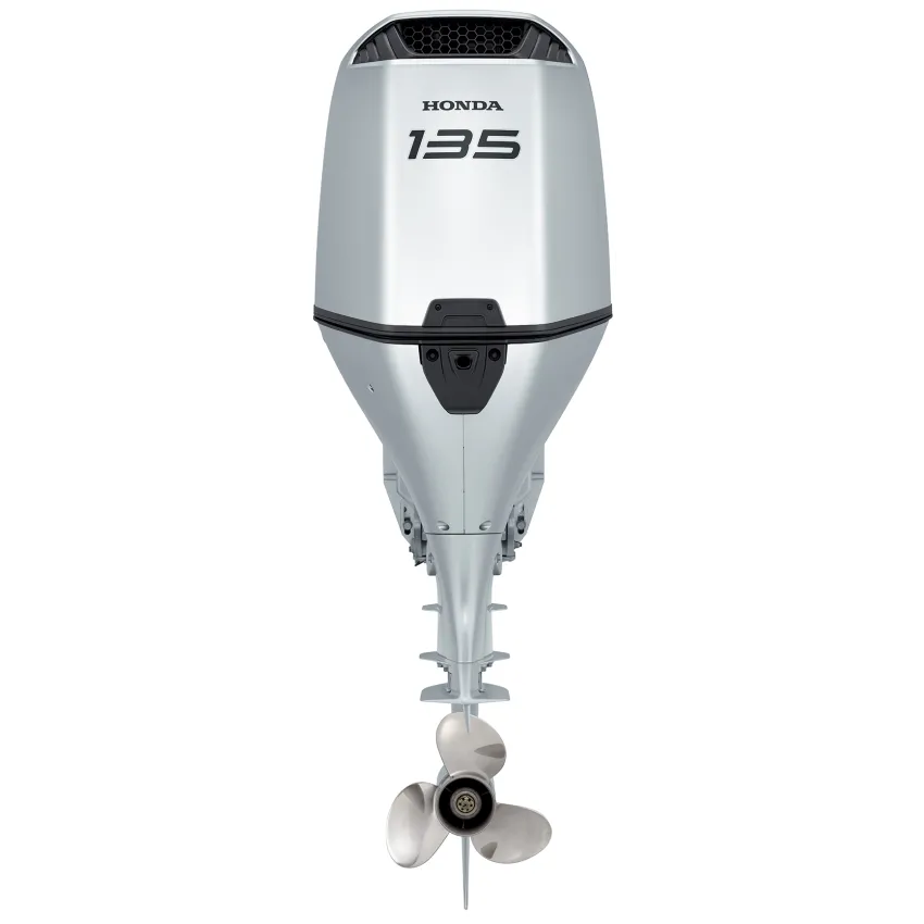 Honda Двигател BF 135D LRU 135 к.с, дълъг ботуш, електрически стартер, дистанционно механично управление, електрохидравлично регулиране на наклона, 40А генератор