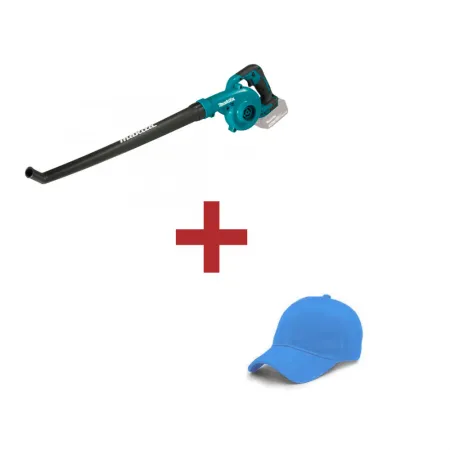 Акумулаторна въздуходувка Makita DUB186Z, 3.1 м³/мин, 18 V, без батерия и зарядно + ПОДАРЪК рекламна шапка Makita