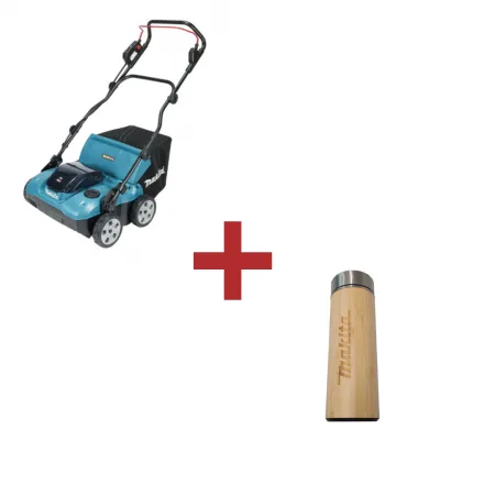 Акумулаторен аератор Makita UV001GZ, XGT, 40 V, 38 см, без батерия и зарядно + ПОДАРЪК термос Makita