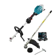 Професионален мултифункционален акумулаторен тример Makita UX01GZ + Комплект батерии и зарядно Makita 191L77-9, XGT