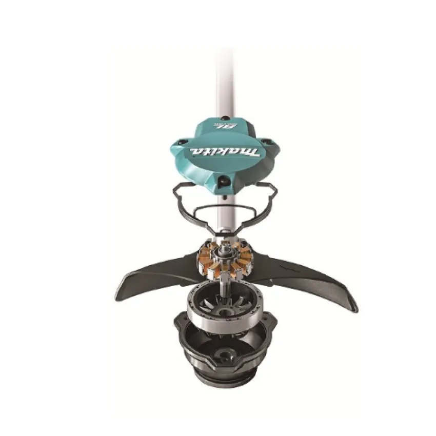 Професионален акумулаторен тример Makita UR003GZ01, 40 V, 350 мм + Комплект батерии и зарядно Makita 1911V6-0, XGT