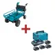 Акумулаторен градински мини дъмпер Makita DCU604Z + Комплект батерии и зарядно Makita MKP3PT184, LXT