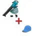 Акумулаторен листосъбирач Makita DUB187T001, LXT, 3 в 1, 18 V, 5 Ah, 60 м/сек, 25 л, с батерия и зарядно + ПОДАРЪК рекламна шапка Makita