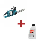 Акумулаторен верижен трион Makita DUC353Z, 36 V, 35 см, 3/8", 1200 м/мин + ПОДАРЪК Масло за смазване на вериги Makita