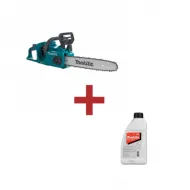 Акумулаторен верижен трион Makita DUC355Z 36 V, 35 см, 3/8", 1200 м/мин + ПОДАРЪК Масло за смазване на вериги Makita