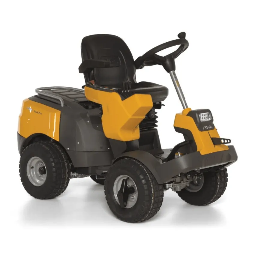 Райдер Stiga Park Pro 900 AWX – Мощен, Маневрен и Професионален С бензинов двигател Honda 688cc, 4x4 задвижване и Bluetooth